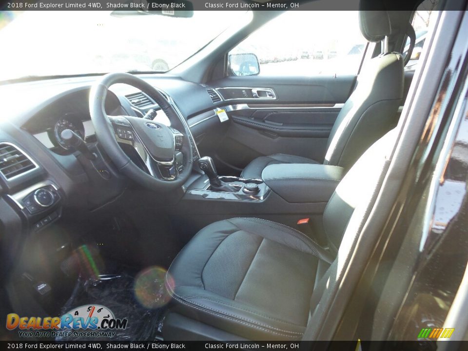 2018 Ford Explorer Limited 4WD Shadow Black / Ebony Black Photo #3