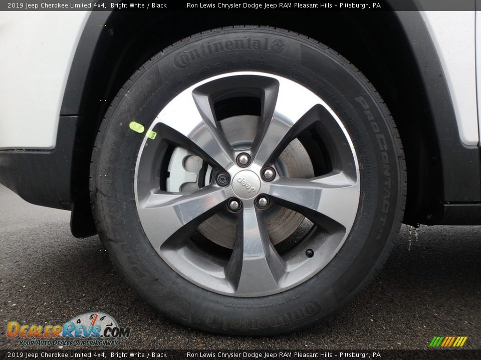 2019 Jeep Cherokee Limited 4x4 Bright White / Black Photo #9