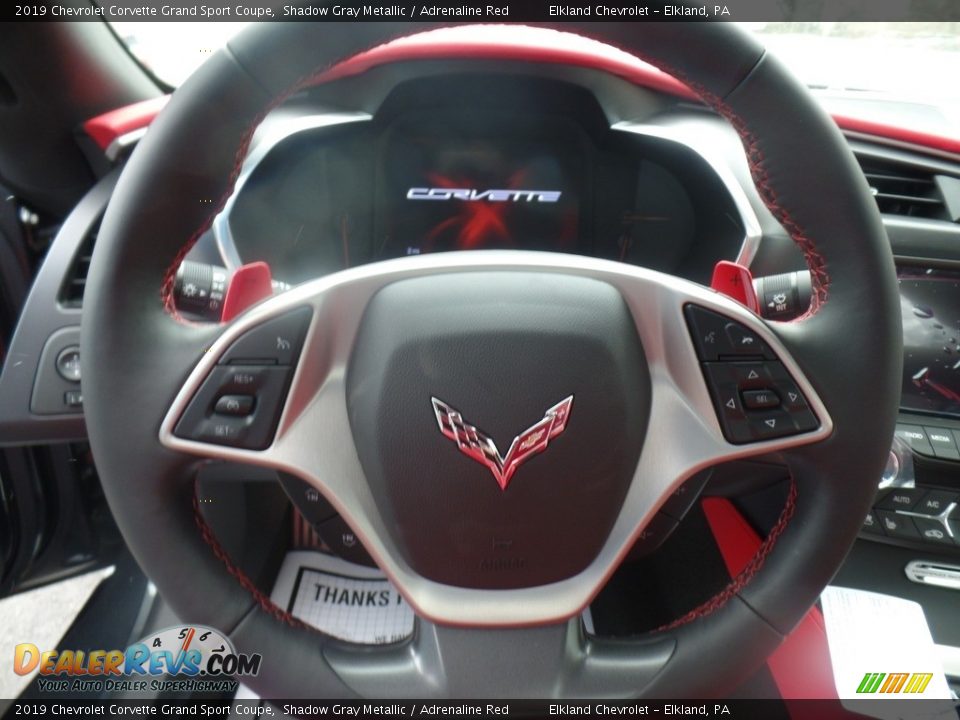 2019 Chevrolet Corvette Grand Sport Coupe Steering Wheel Photo #20