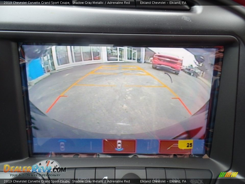 2019 Chevrolet Corvette Grand Sport Coupe Shadow Gray Metallic / Adrenaline Red Photo #30