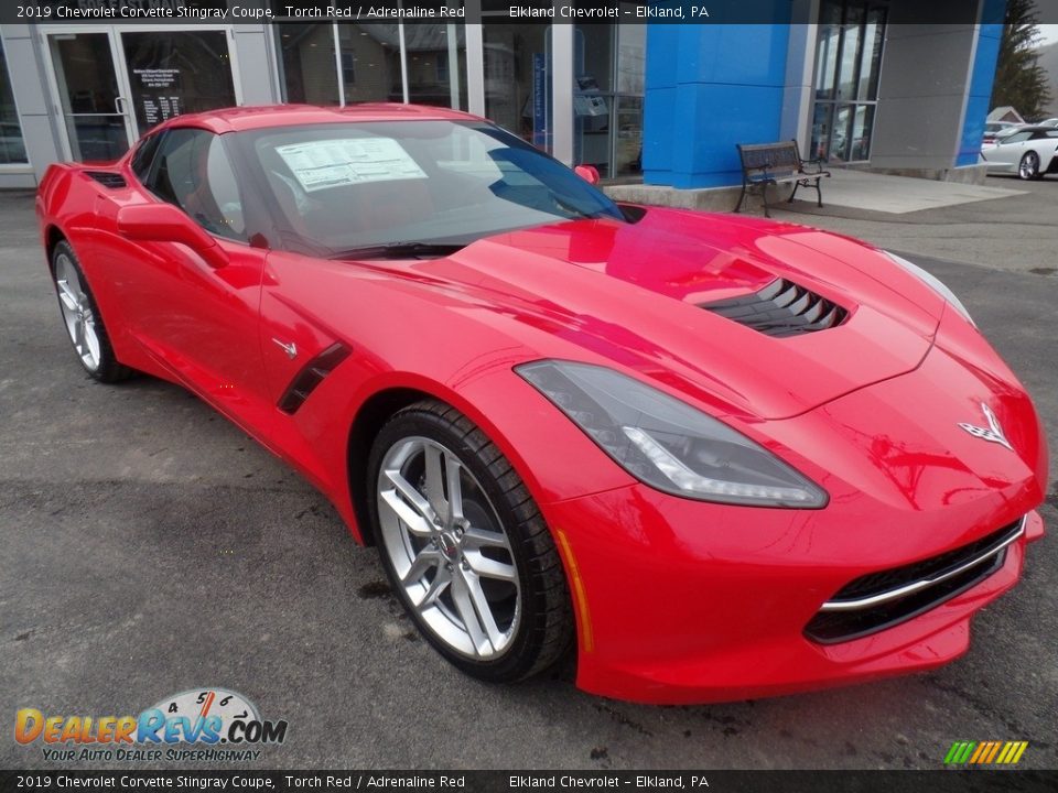 2019 Chevrolet Corvette Stingray Coupe Torch Red / Adrenaline Red Photo #3