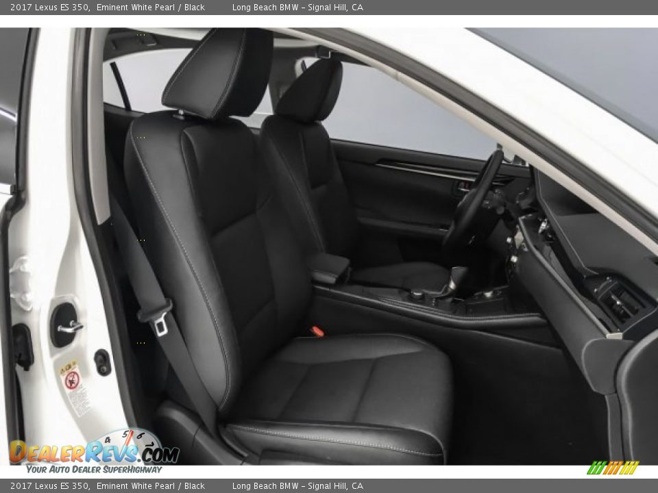 2017 Lexus ES 350 Eminent White Pearl / Black Photo #6