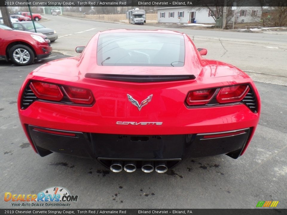 2019 Chevrolet Corvette Stingray Coupe Torch Red / Adrenaline Red Photo #6