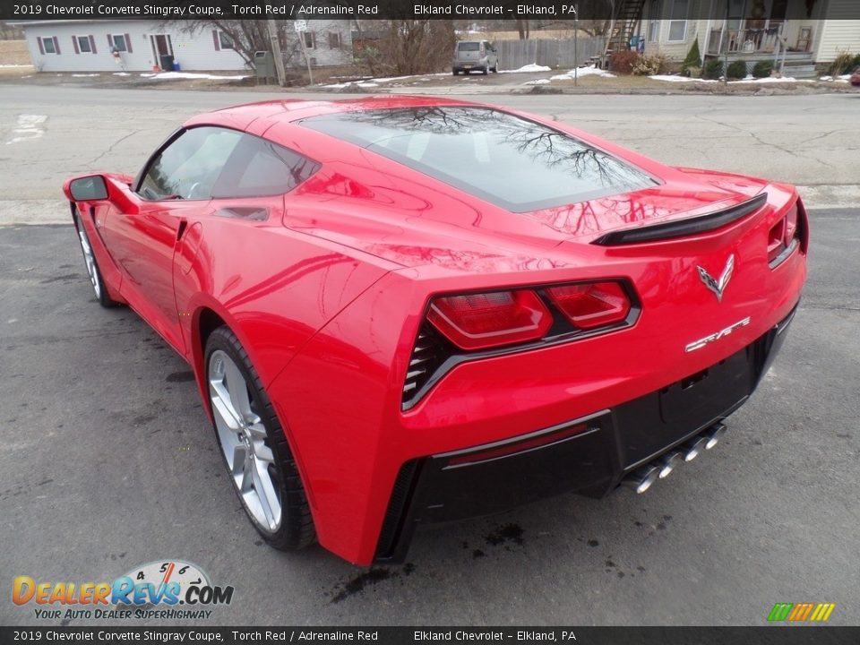 2019 Chevrolet Corvette Stingray Coupe Torch Red / Adrenaline Red Photo #7