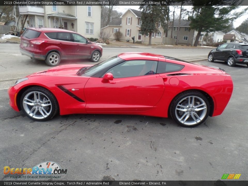 2019 Chevrolet Corvette Stingray Coupe Torch Red / Adrenaline Red Photo #8