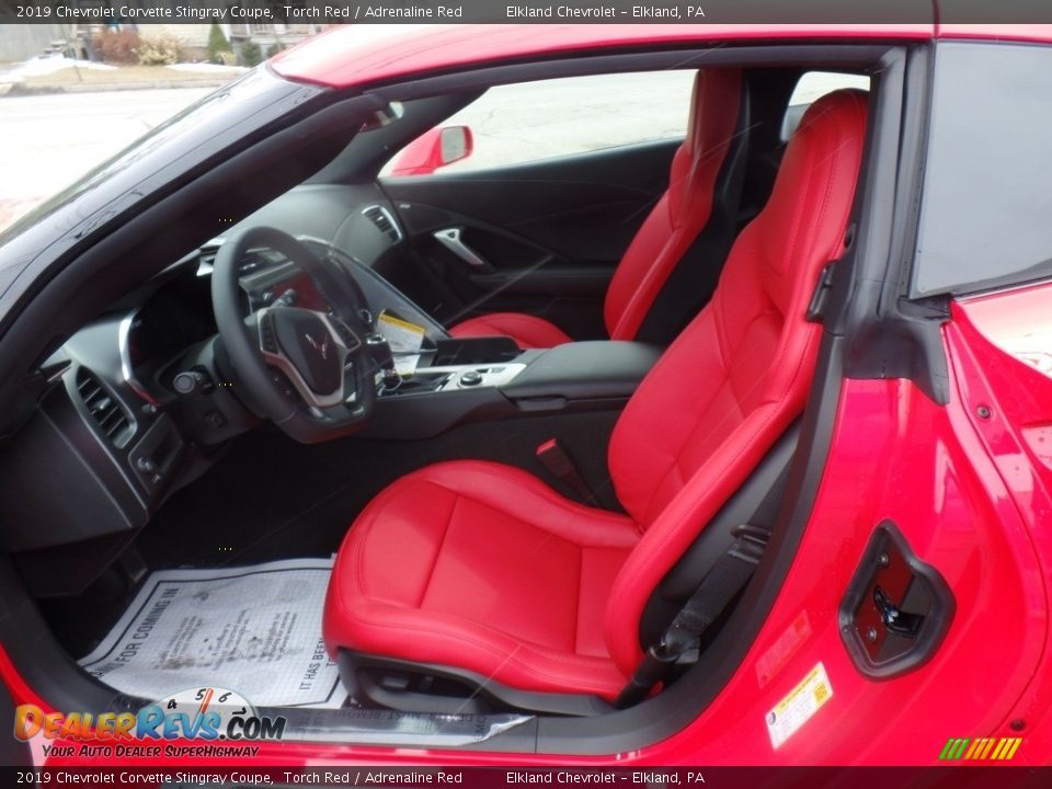 Front Seat of 2019 Chevrolet Corvette Stingray Coupe Photo #13