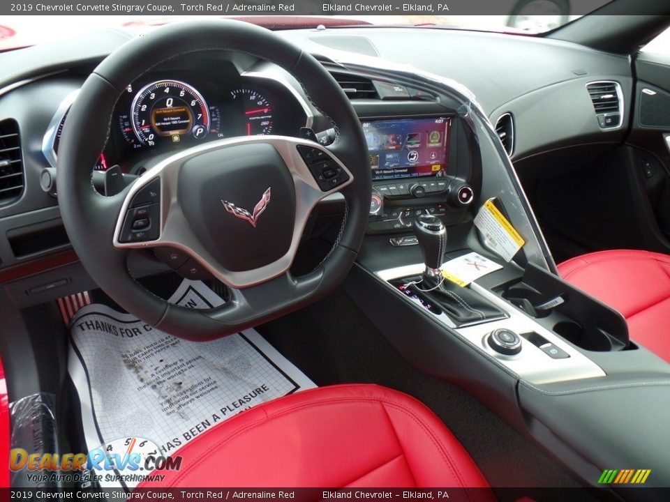 2019 Chevrolet Corvette Stingray Coupe Torch Red / Adrenaline Red Photo #15