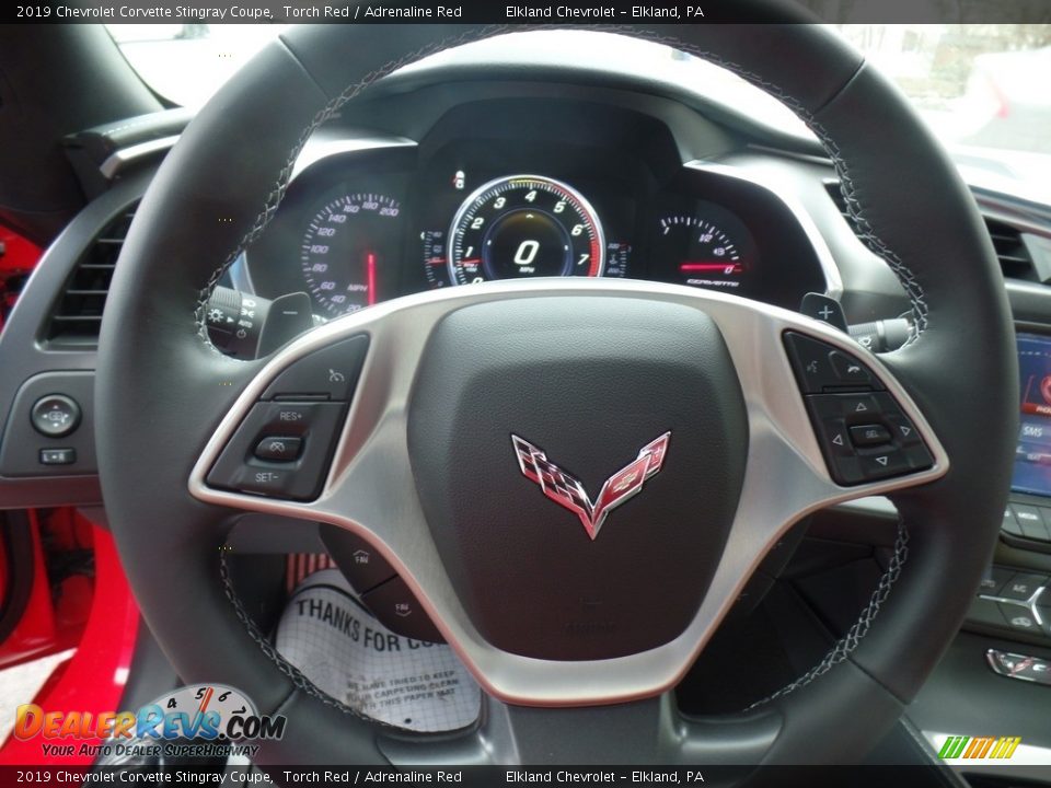 2019 Chevrolet Corvette Stingray Coupe Steering Wheel Photo #17