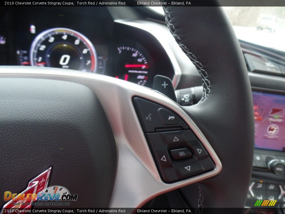 2019 Chevrolet Corvette Stingray Coupe Torch Red / Adrenaline Red Photo #18
