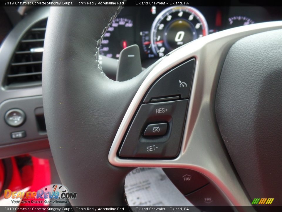 2019 Chevrolet Corvette Stingray Coupe Torch Red / Adrenaline Red Photo #19