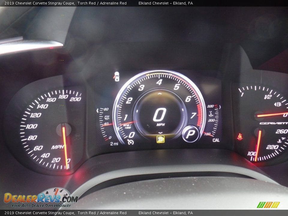 2019 Chevrolet Corvette Stingray Coupe Gauges Photo #20
