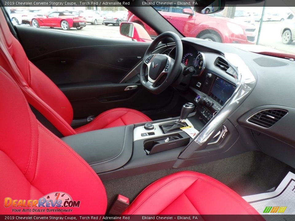 2019 Chevrolet Corvette Stingray Coupe Torch Red / Adrenaline Red Photo #31