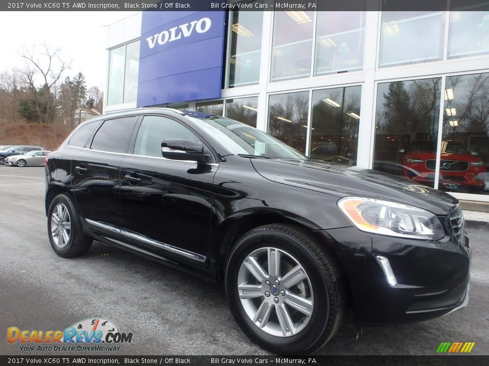 2017 Volvo XC60 T5 AWD Inscription Black Stone / Off Black Photo #1