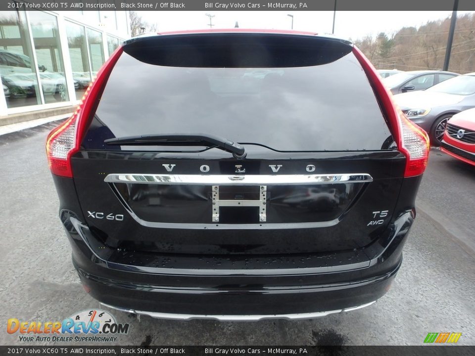 2017 Volvo XC60 T5 AWD Inscription Black Stone / Off Black Photo #4