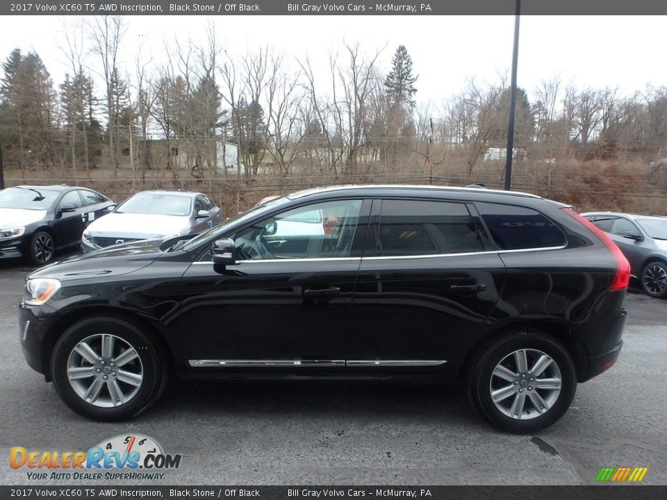 2017 Volvo XC60 T5 AWD Inscription Black Stone / Off Black Photo #7