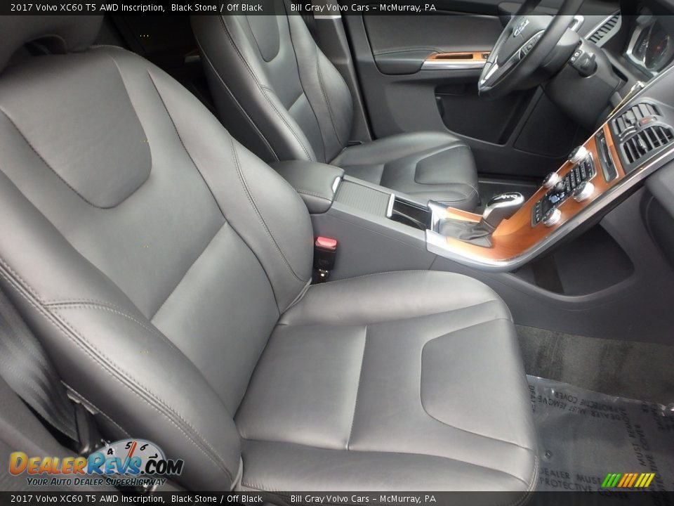 2017 Volvo XC60 T5 AWD Inscription Black Stone / Off Black Photo #11