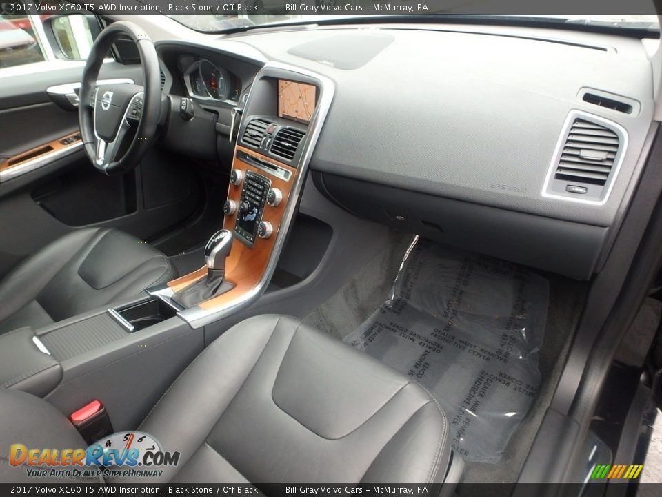 2017 Volvo XC60 T5 AWD Inscription Black Stone / Off Black Photo #12
