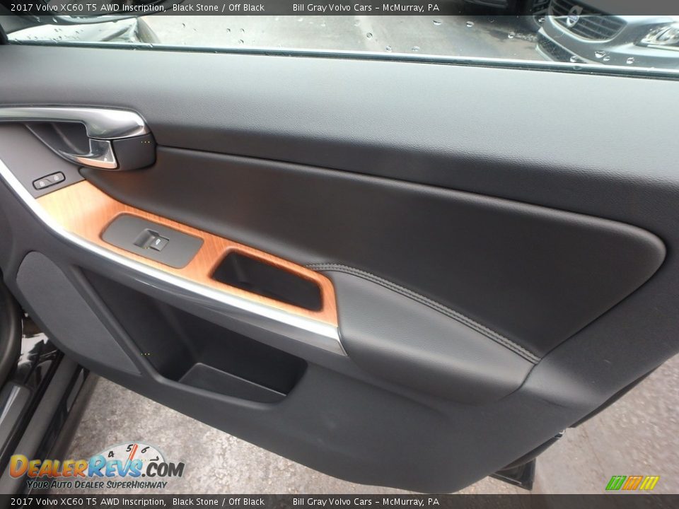 2017 Volvo XC60 T5 AWD Inscription Black Stone / Off Black Photo #13