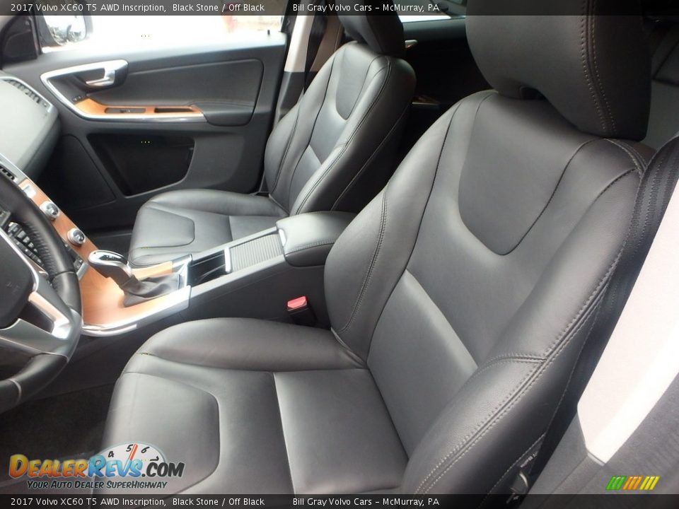2017 Volvo XC60 T5 AWD Inscription Black Stone / Off Black Photo #15