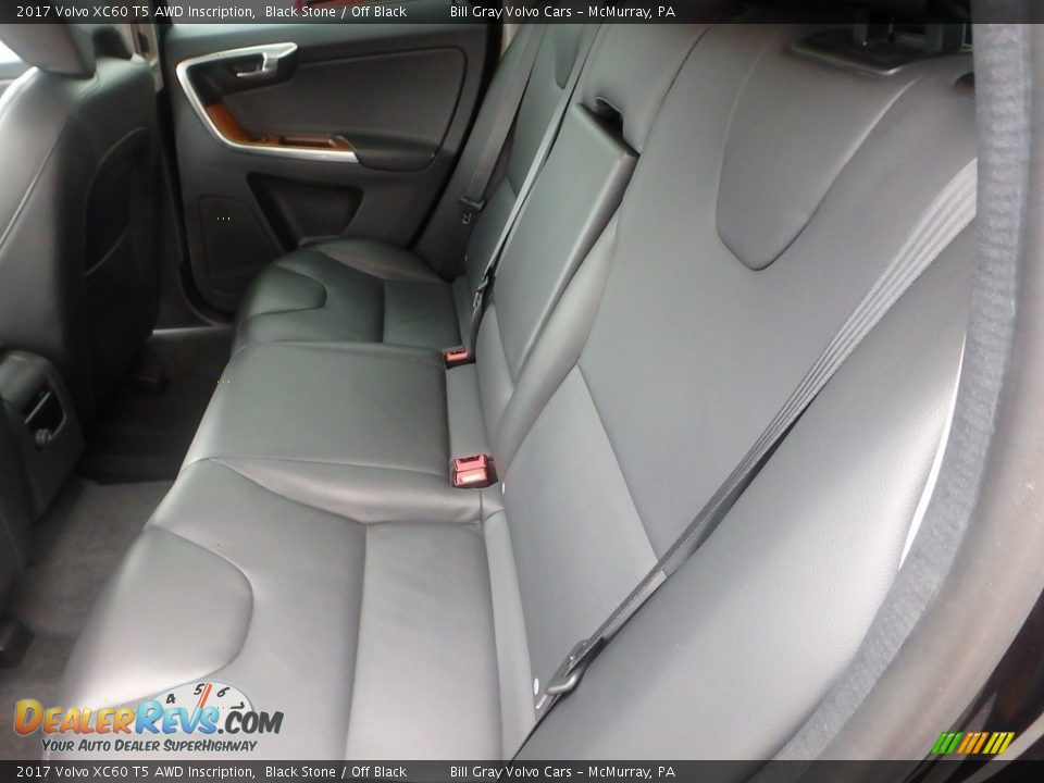 2017 Volvo XC60 T5 AWD Inscription Black Stone / Off Black Photo #16