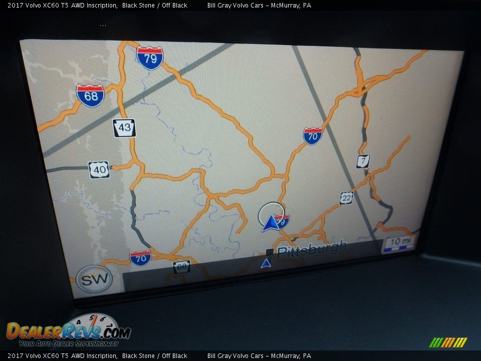 2017 Volvo XC60 T5 AWD Inscription Black Stone / Off Black Photo #21