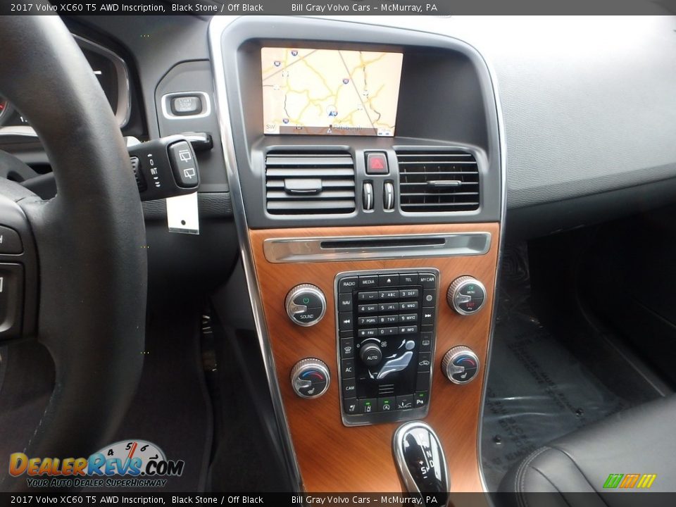 2017 Volvo XC60 T5 AWD Inscription Black Stone / Off Black Photo #22
