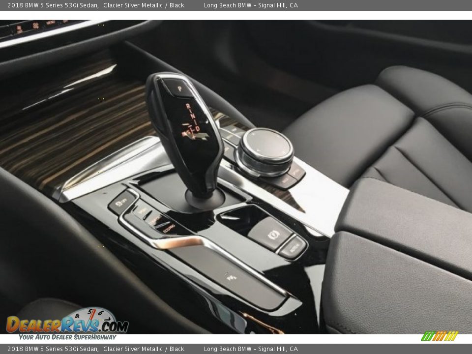 2018 BMW 5 Series 530i Sedan Glacier Silver Metallic / Black Photo #7