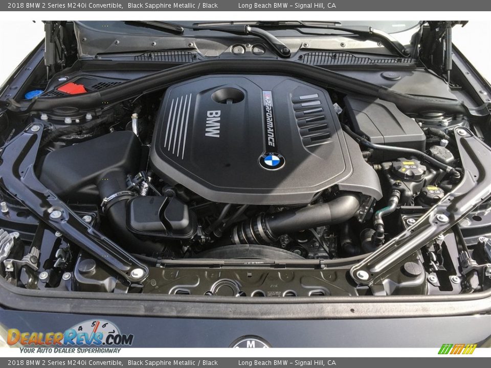 2018 BMW 2 Series M240i Convertible 3.0 Liter DI TwinPower Turbocharged DOHC 24-Valve VVT Inline 6 Cylinder Engine Photo #8