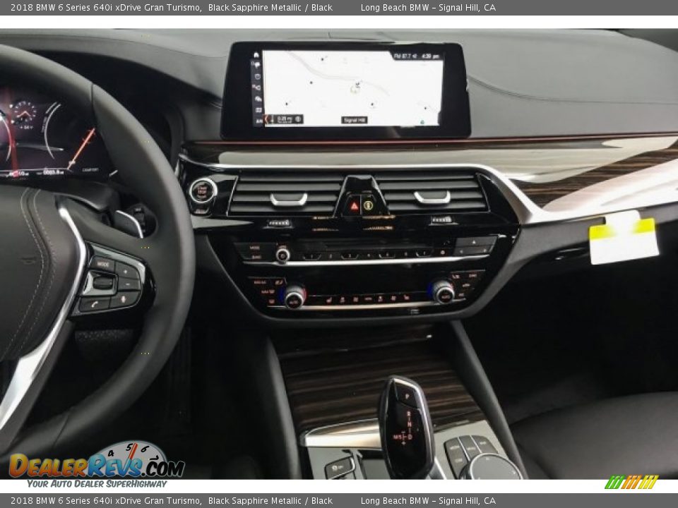 2018 BMW 6 Series 640i xDrive Gran Turismo Black Sapphire Metallic / Black Photo #6