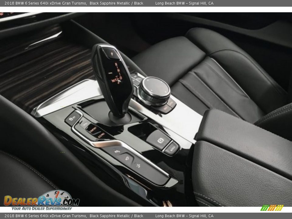 2018 BMW 6 Series 640i xDrive Gran Turismo Black Sapphire Metallic / Black Photo #7