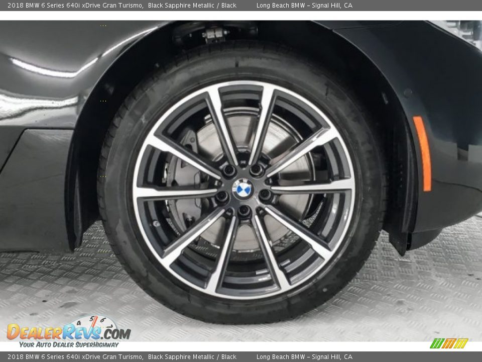 2018 BMW 6 Series 640i xDrive Gran Turismo Black Sapphire Metallic / Black Photo #9