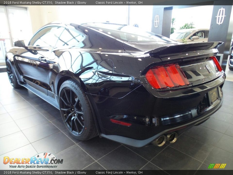 2018 Ford Mustang Shelby GT350 Shadow Black / Ebony Photo #3