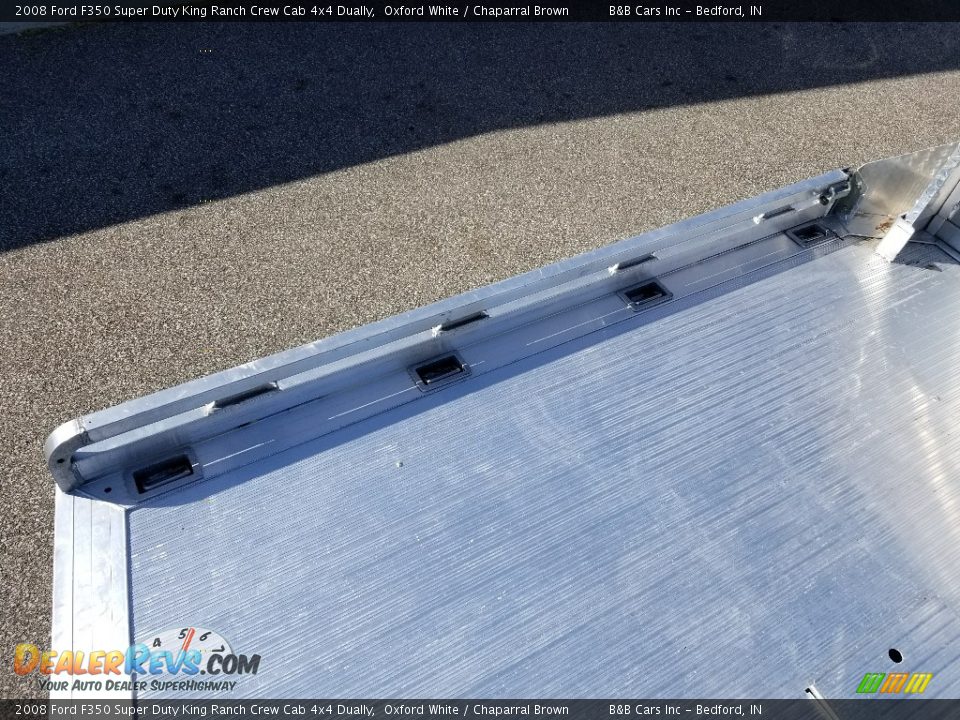 2008 Ford F350 Super Duty King Ranch Crew Cab 4x4 Dually Oxford White / Chaparral Brown Photo #15