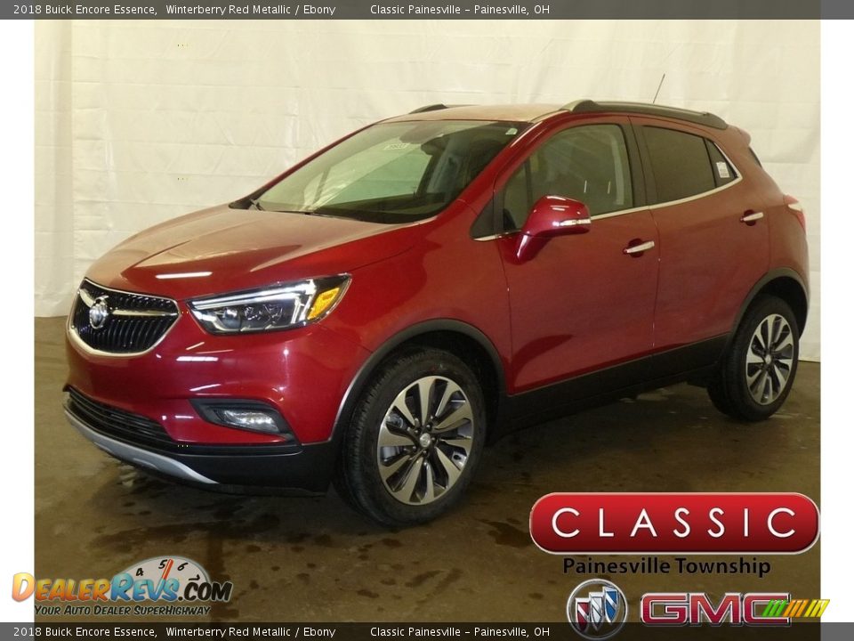 2018 Buick Encore Essence Winterberry Red Metallic / Ebony Photo #1