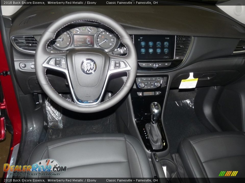 2018 Buick Encore Essence Winterberry Red Metallic / Ebony Photo #8