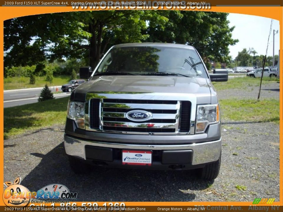 2009 Ford F150 XLT SuperCrew 4x4 Sterling Grey Metallic / Stone/Medium Stone Photo #3