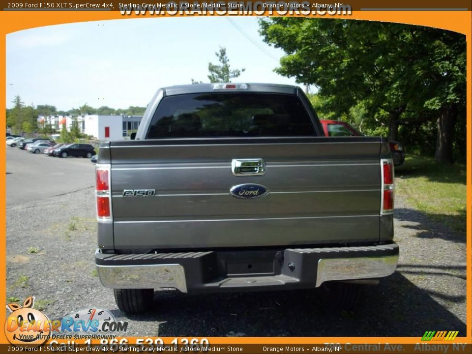 2009 Ford F150 XLT SuperCrew 4x4 Sterling Grey Metallic / Stone/Medium Stone Photo #4