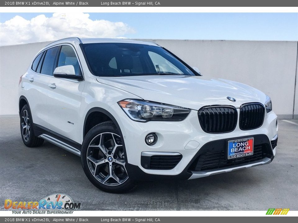 2018 BMW X1 xDrive28i Alpine White / Black Photo #12
