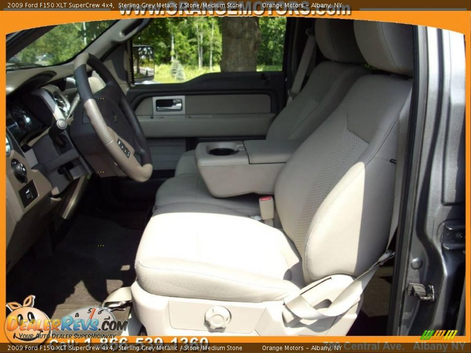 2009 Ford F150 XLT SuperCrew 4x4 Sterling Grey Metallic / Stone/Medium Stone Photo #8