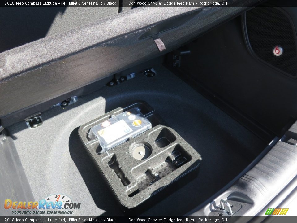 2018 Jeep Compass Latitude 4x4 Billet Silver Metallic / Black Photo #21
