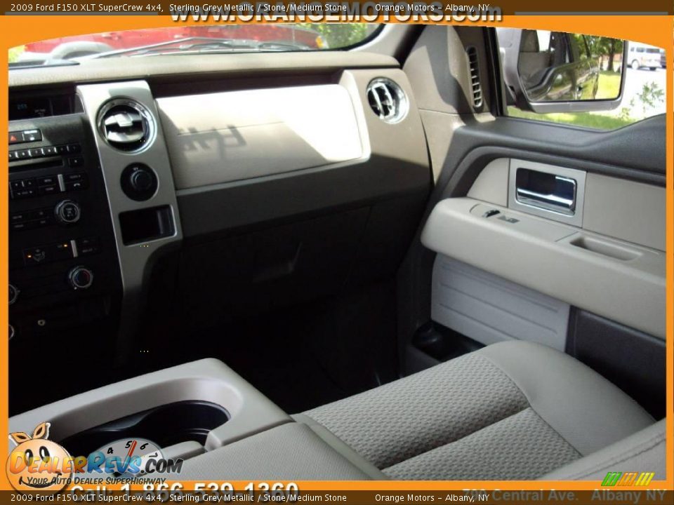 2009 Ford F150 XLT SuperCrew 4x4 Sterling Grey Metallic / Stone/Medium Stone Photo #12