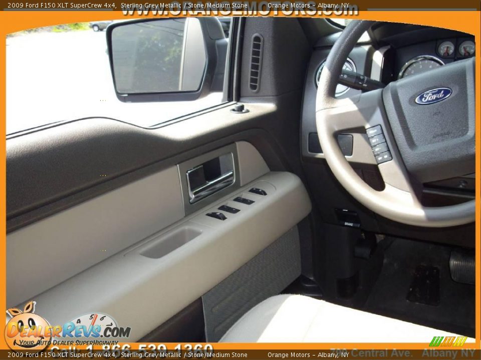 2009 Ford F150 XLT SuperCrew 4x4 Sterling Grey Metallic / Stone/Medium Stone Photo #13
