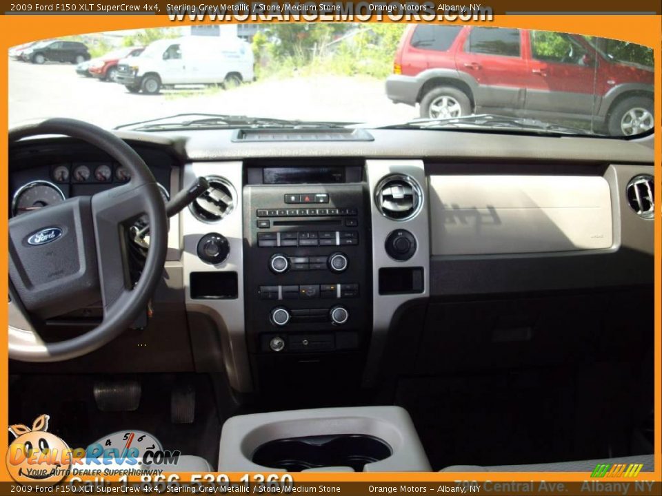 2009 Ford F150 XLT SuperCrew 4x4 Sterling Grey Metallic / Stone/Medium Stone Photo #14