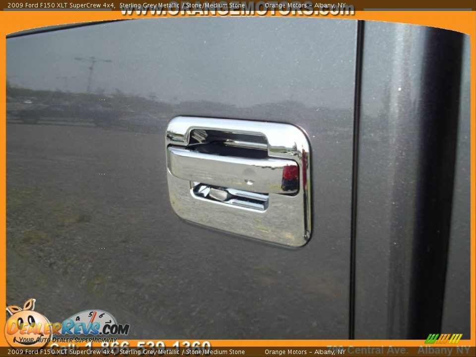 2009 Ford F150 XLT SuperCrew 4x4 Sterling Grey Metallic / Stone/Medium Stone Photo #16