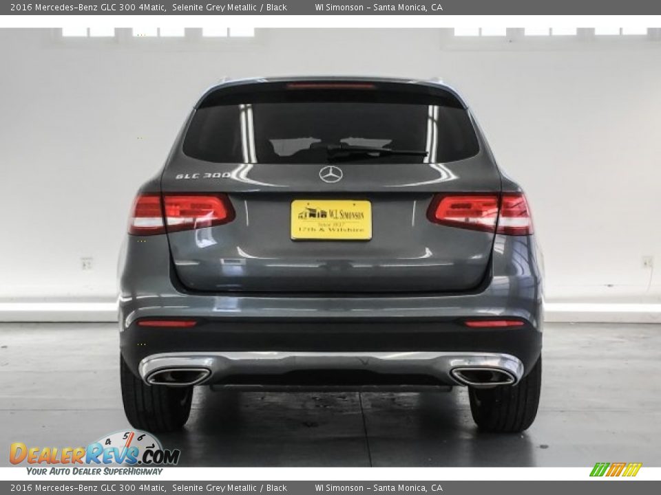2016 Mercedes-Benz GLC 300 4Matic Selenite Grey Metallic / Black Photo #3
