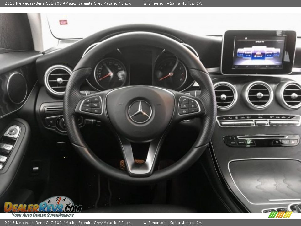 2016 Mercedes-Benz GLC 300 4Matic Selenite Grey Metallic / Black Photo #4