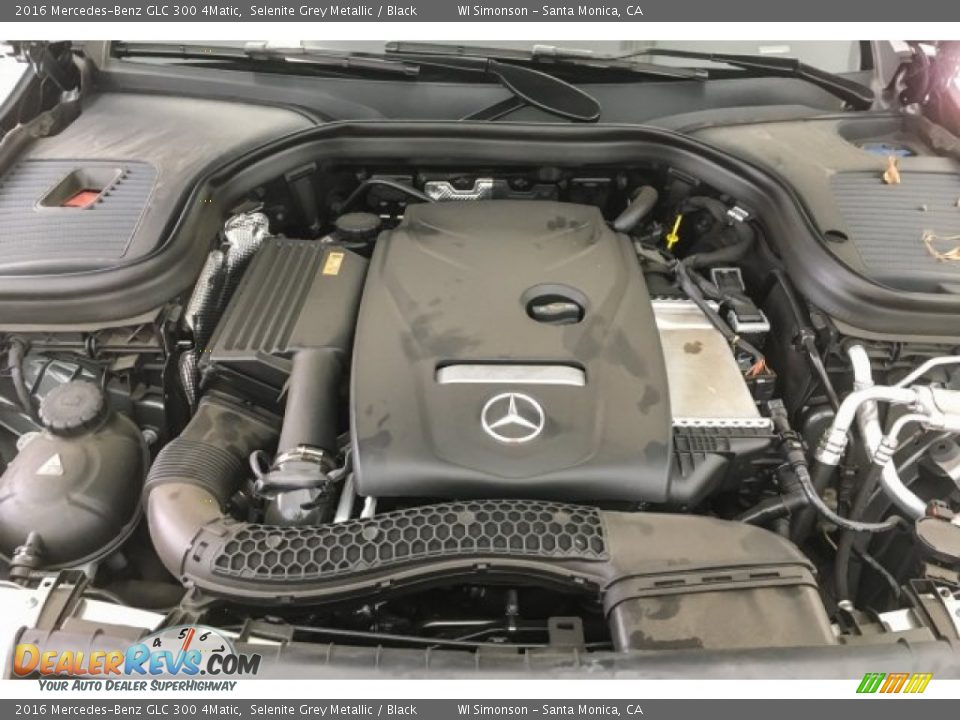 2016 Mercedes-Benz GLC 300 4Matic Selenite Grey Metallic / Black Photo #9