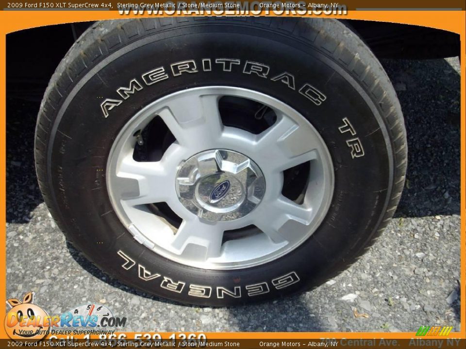 2009 Ford F150 XLT SuperCrew 4x4 Sterling Grey Metallic / Stone/Medium Stone Photo #18