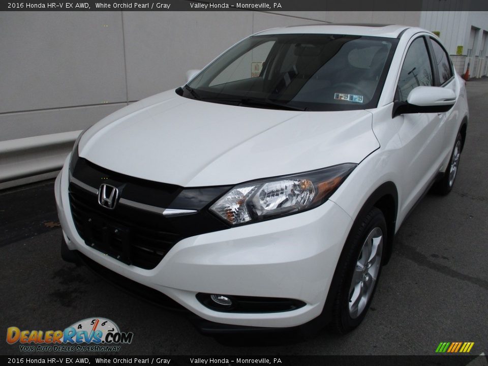 2016 Honda HR-V EX AWD White Orchid Pearl / Gray Photo #9