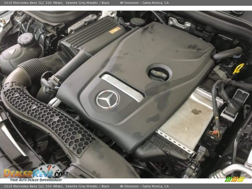 2016 Mercedes-Benz GLC 300 4Matic Selenite Grey Metallic / Black Photo #31